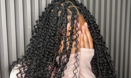 Large knotless braids - Jnely Beauty Bar