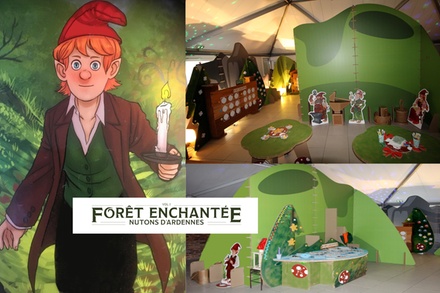 Forfait 2 adultes + 1 enfants **La forêt enchantée des Nutons** - Valide du 16 au 27 juillet 2025