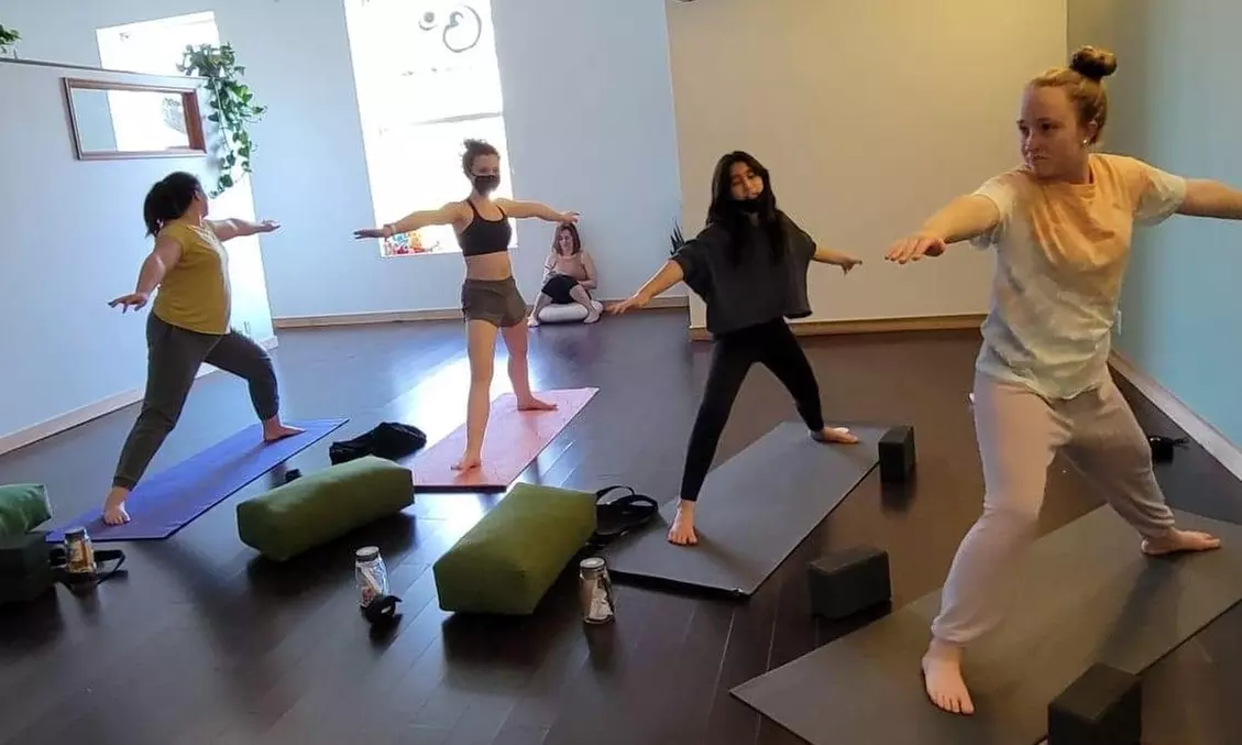 Up to 64% Off on Yoga at The Funky OM - Primary Image