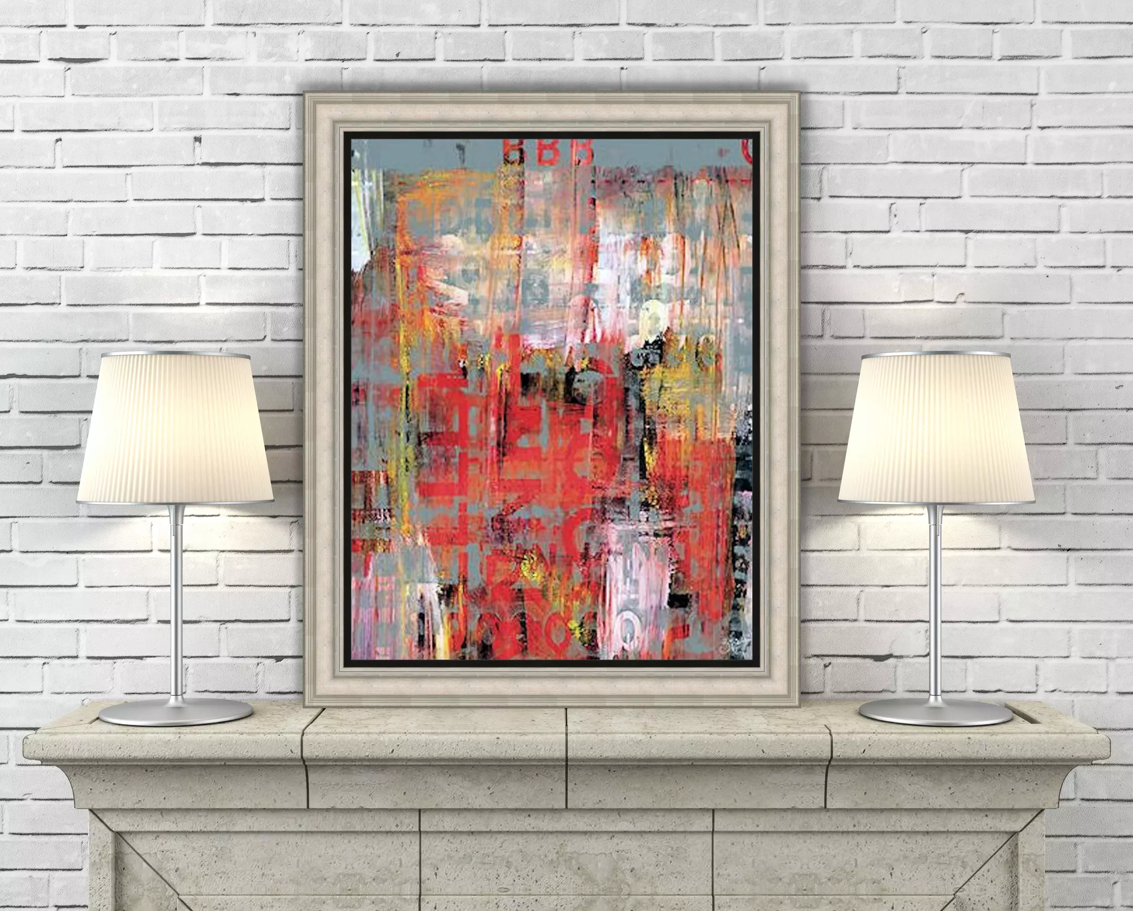 Custom framing options for art, photos in various sizes