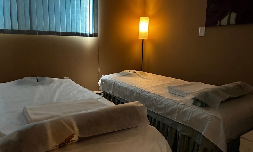 Image 1: Up to 45% Off on Couples Massage at HAPPY FEET