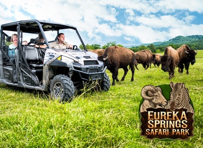 Safari Admission - For 2 - Eureka Springs Safari Park - Eagle Rock, MO