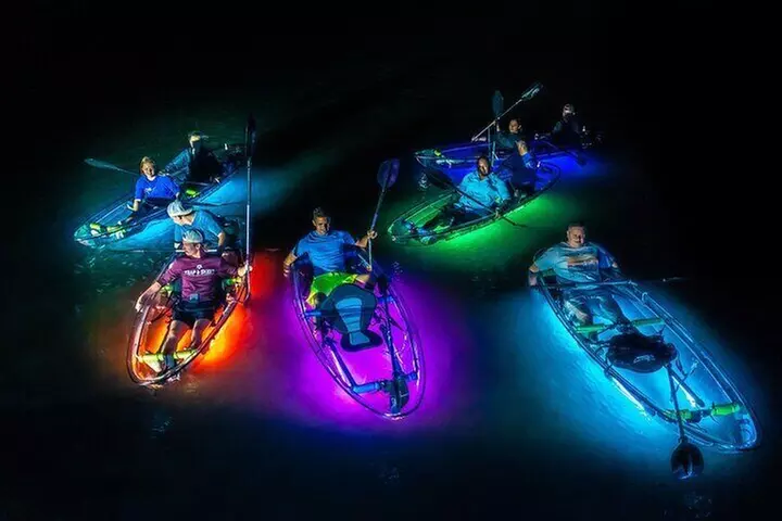 Glide Under Glowing Skies: Guided LED Crystal Kayak Tours in Austin or San Antonio — Up to 30% Off - Primary Image
