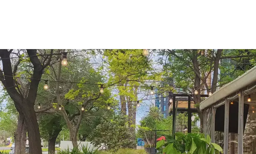 Image 7: Enjoy Garden Vibes with Burger or Pizza with a Drink for Up to 4 