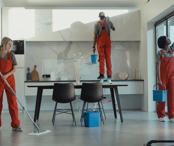 10 Man-Hours Post Construction and Window Cleaning for Up to 10,000 Square Foot - Clean Fox