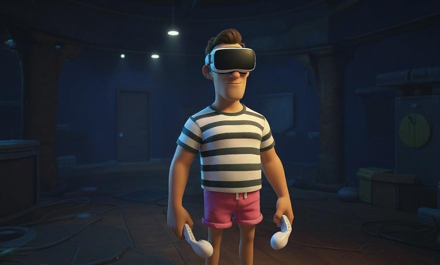 Image 8: Free-Roam Virtual Reality (VR) Games for One or Two Players