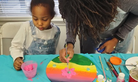 Family Fun Painting Party for One Adult and One Child - Liz Art and Events