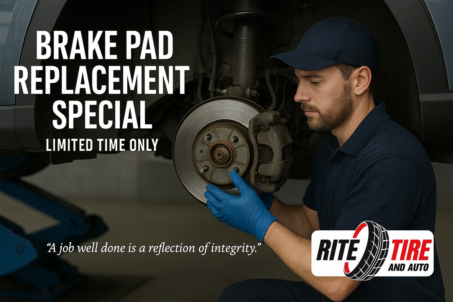 Up to 59% Off on Brake Pad Replacement at Rite tire & auto