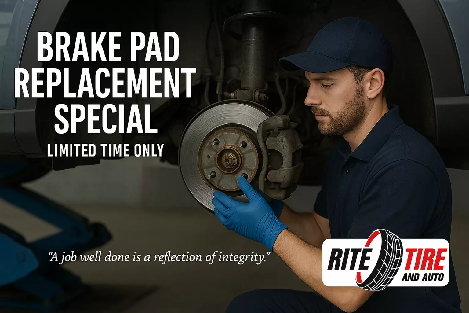 Up to 53% Off on Brake Pad Replacement at Rite tire & auto