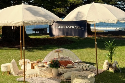 Luxurious Picnic set up with sharing platter for 2 people - SEGEISHAPICNICS