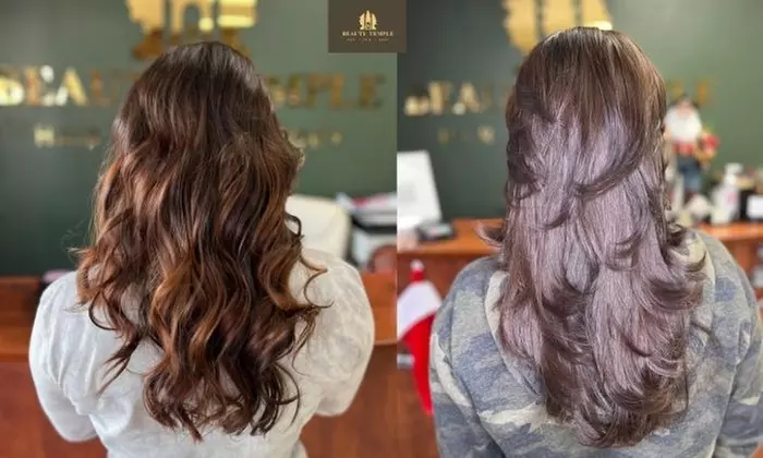 Transform with Haircut and Highlights w/ Deep Condition and Blowout