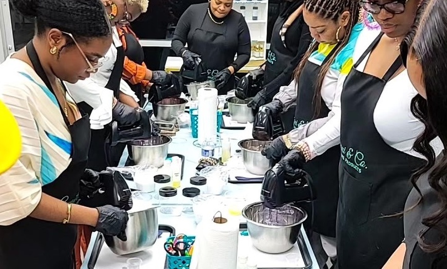 Image 1: Unleash with One, or Two 60 minute Luxury Body Butter Making Class