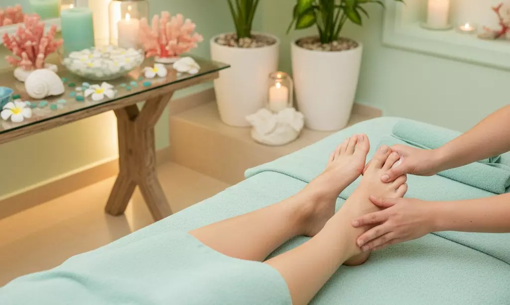 Up to 54% Off on Foot Reflexology Massage at Vida coral estética spa