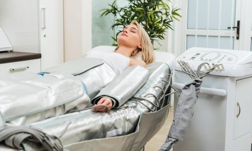 Image 1: Revitalize with a 30-Minute Pressotherapy Lymphatic Massage