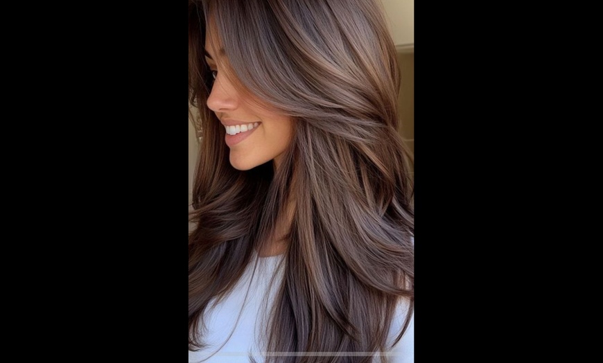 Image 2: Revamp w/ Color Touch Up,Glaze & Blowout, or Partial Highlights & More