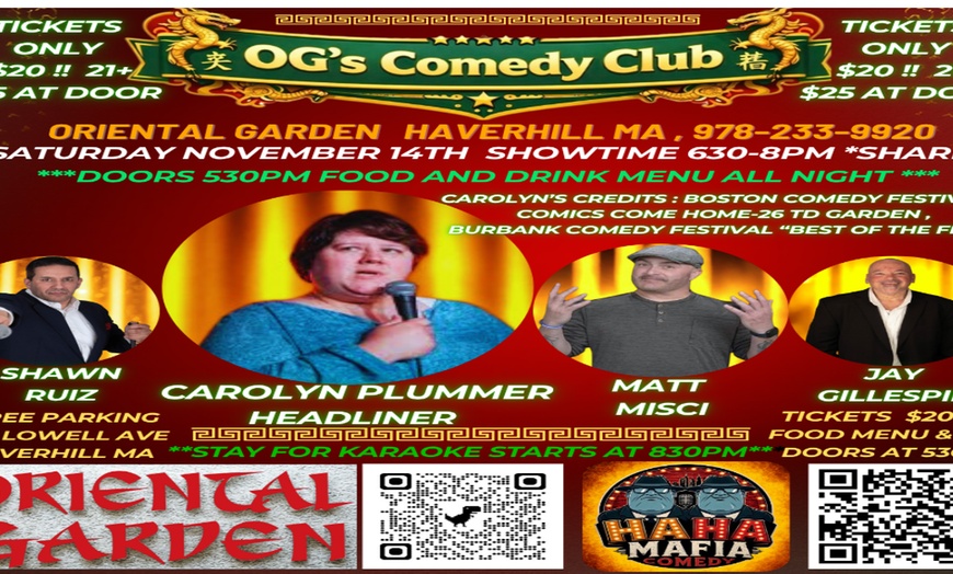 Image 3: OG's Comedy Dinner Show – Up to 26% Off
