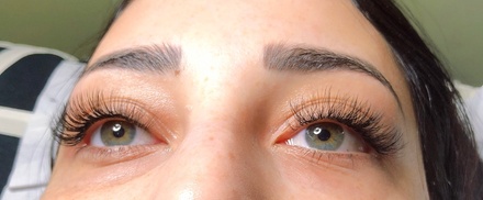 One Full Set of Volume Mink Eyelash Extensions - Emmy Lash and Brow