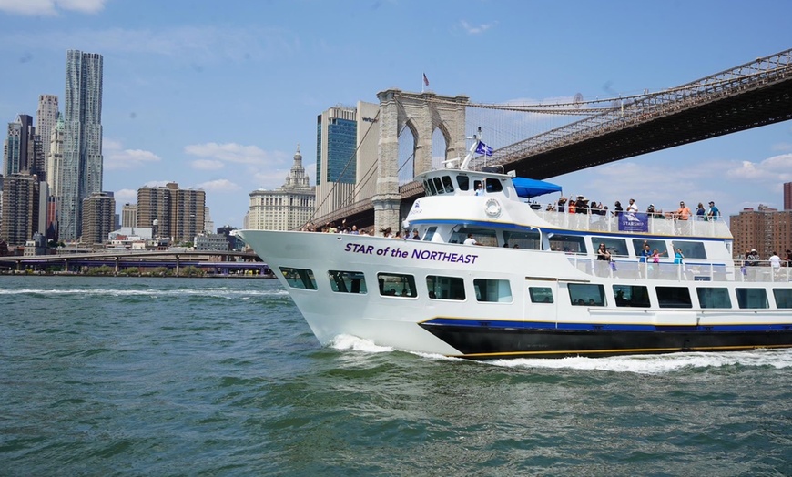 Image 1: Up to 42% Off a Statue of Liberty and Skyline Cruise