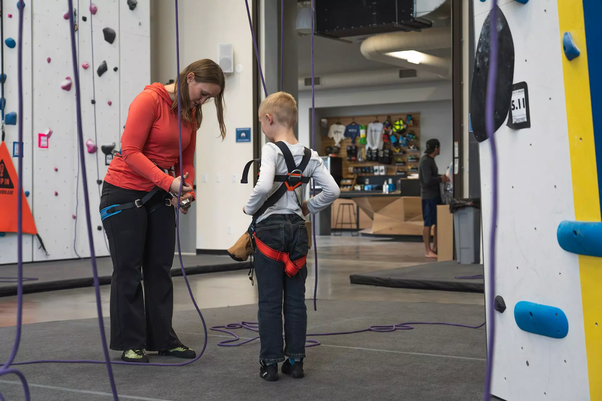 Explore Indoor Climbing with Advanced and Intro Classes