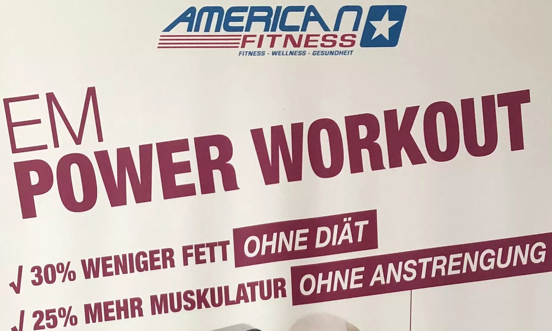 EMS (elektrische Muskelstimulation) bei American Fitness Ludwigshafen