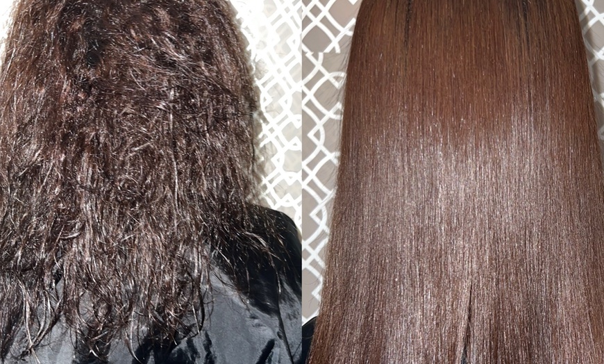 Image 6: Transform Your Hair: One Brazilian Straightening Treatment Session 