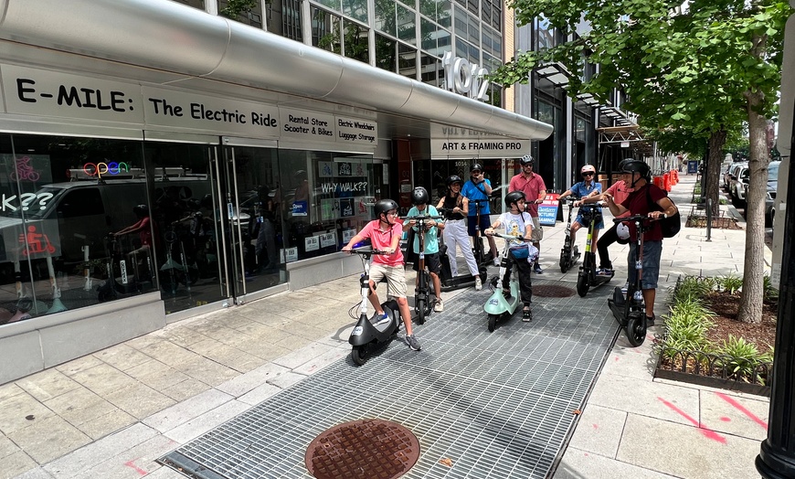 Image 4: Party of 4 Electric Scooter Rentals