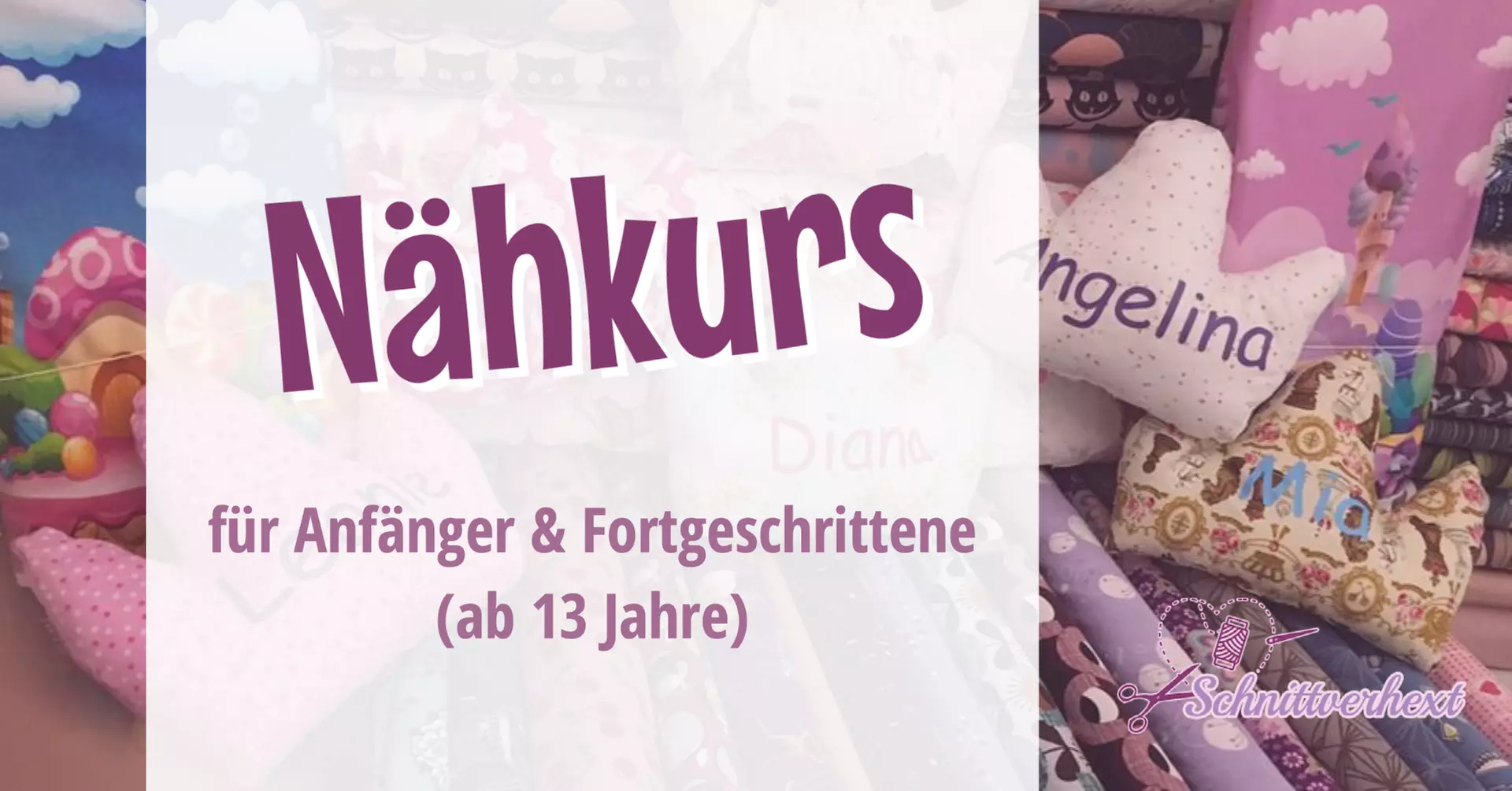 3 Std. Nähkurs für Anfänger & Fortgeschrittene für 1 oder 2 Personen bei Schnittverhext (bis 25% sparen) - Primary Image