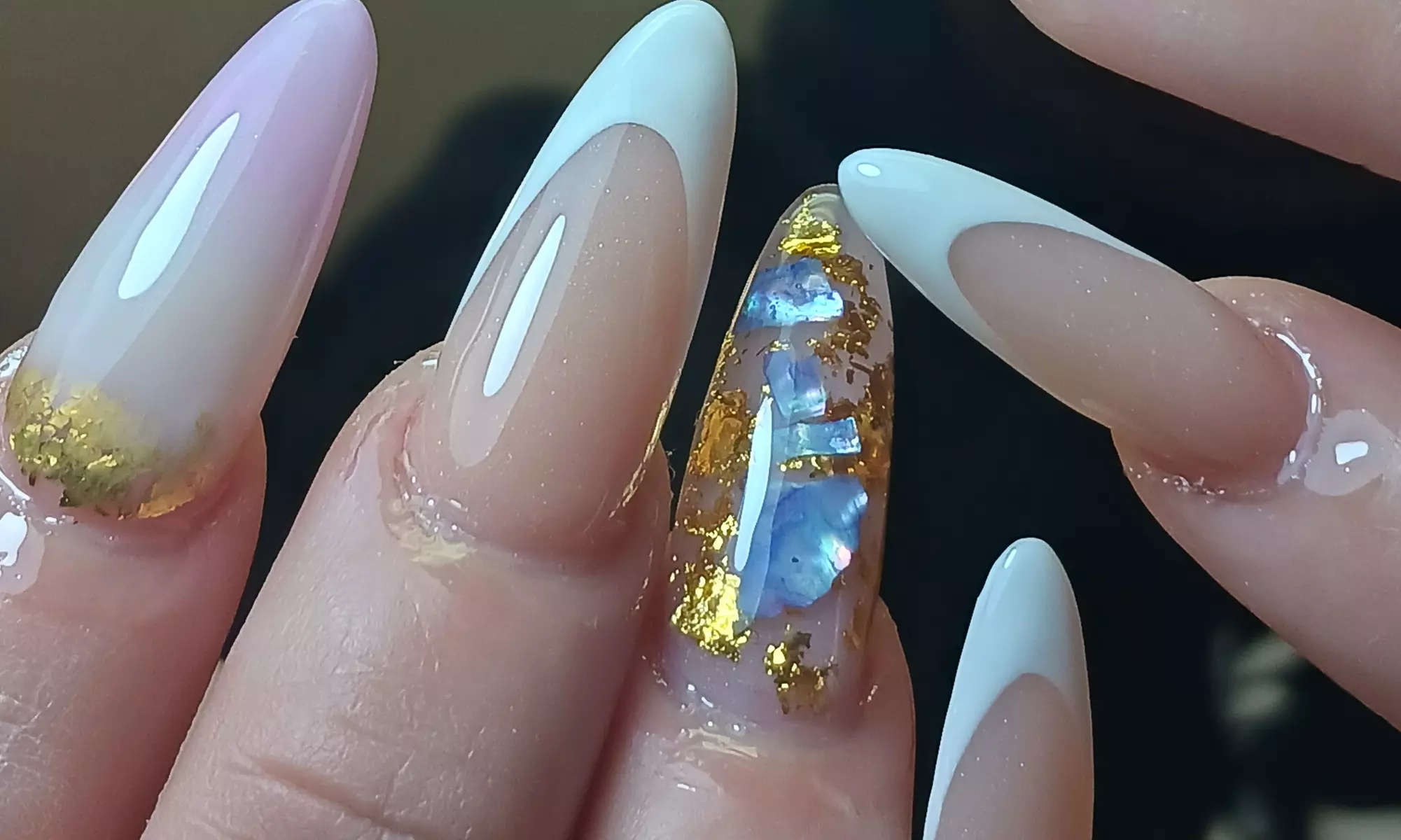  Acrylic Full Set - Medium or Large or Refill with Gel Polish 