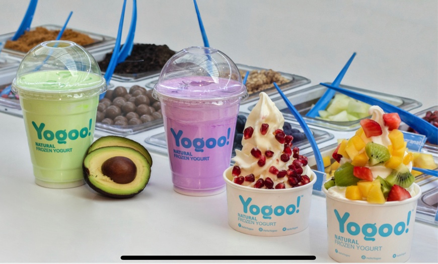 Image 1: Up to 28% Off on Frozen Yogurt at Yogoo Natural Frozen Yogurt