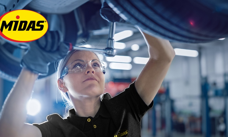 Image 1: Upgrade your ride with Full Synthetic Oil Change with Tire Rotation
