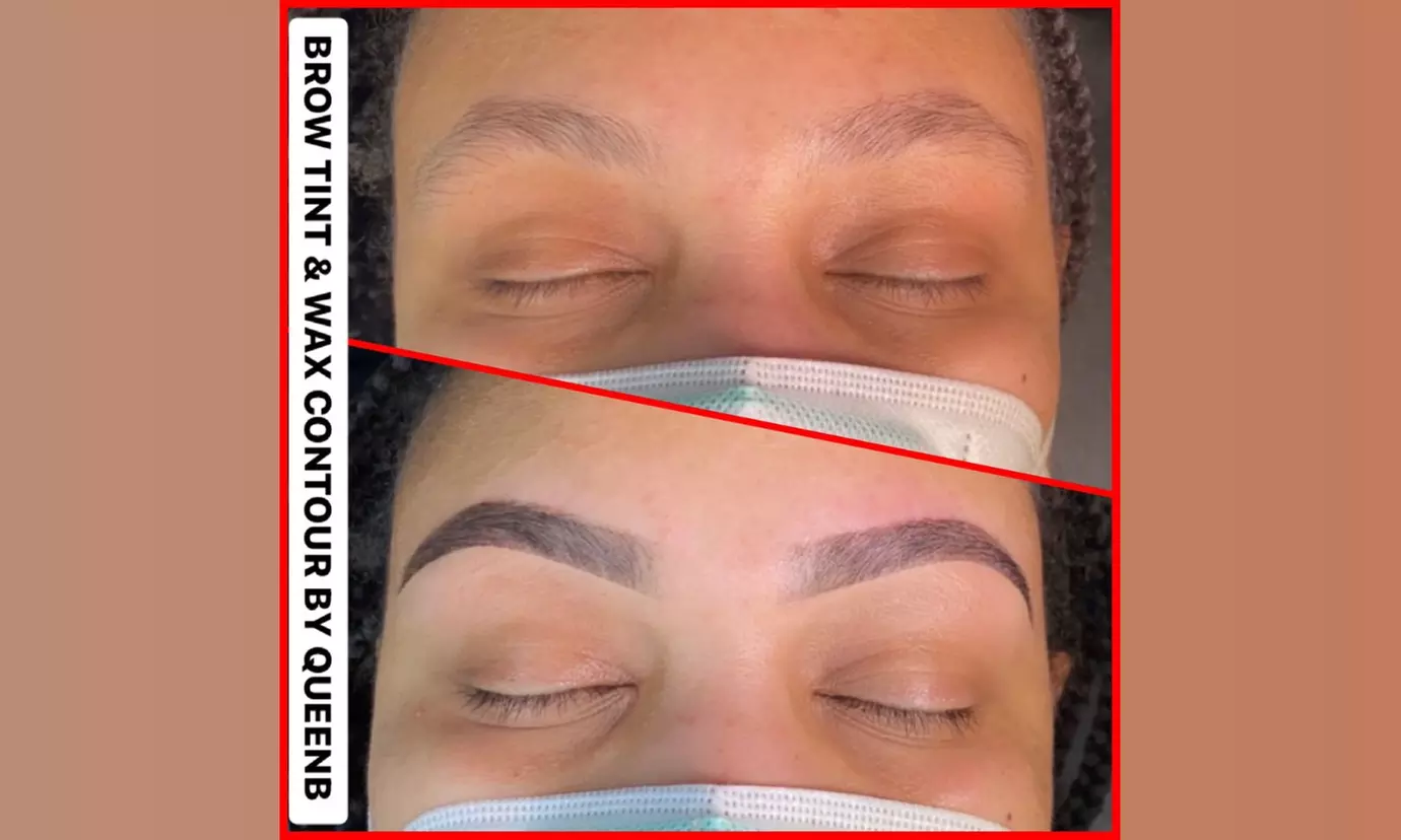 Up to 20% Off on Eyebrow Tinting at Queens Beauty & Boutique - Second Medium