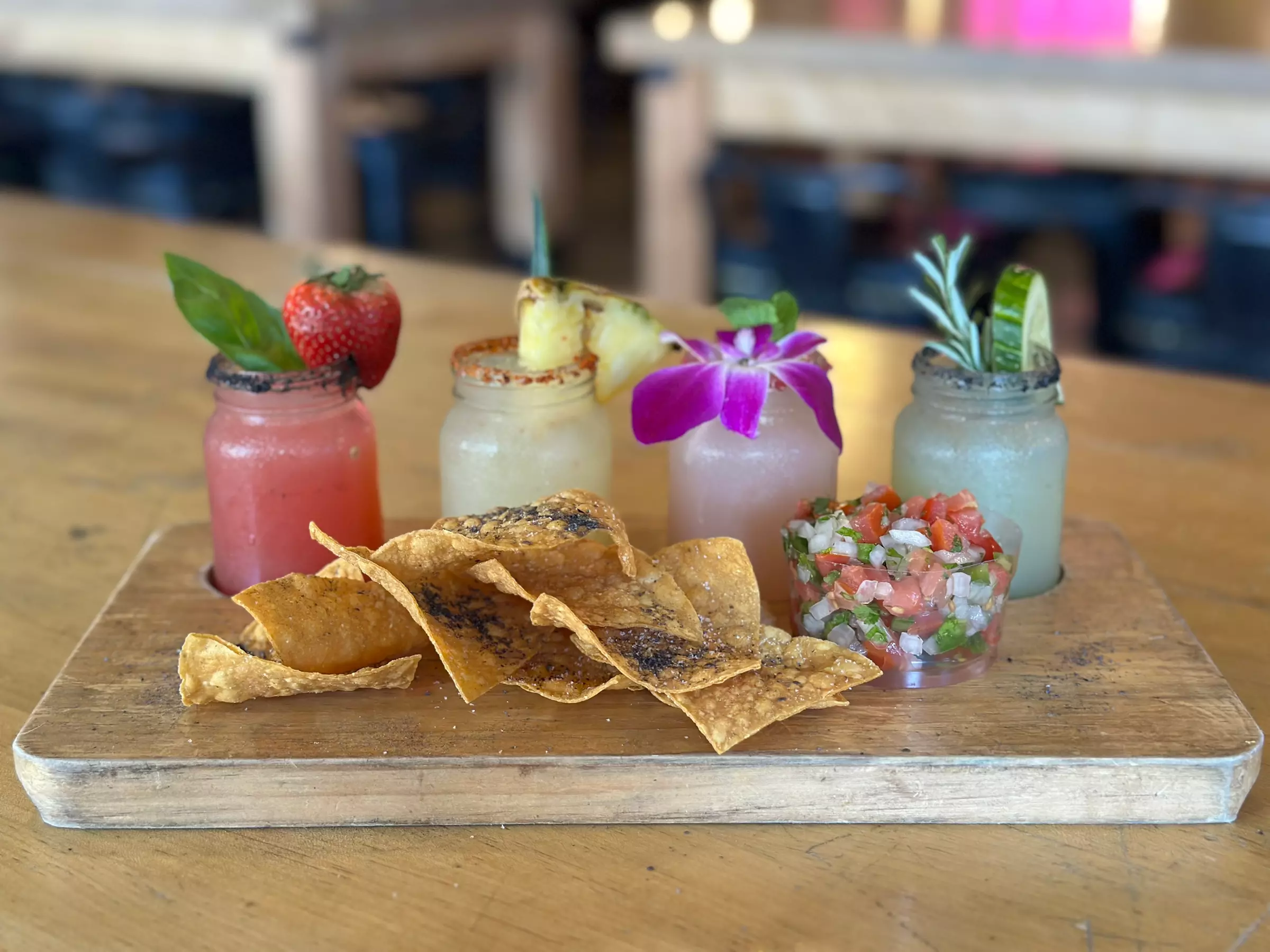 Savor One Margarita Flight with Chips and Salsa at Batter Rebellion (Up to 42% Off) - Primary Image