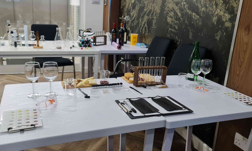 Image 2: Wine Laboratory Experience and Artisanal Cheese Pairings for 1, 2 & 4 