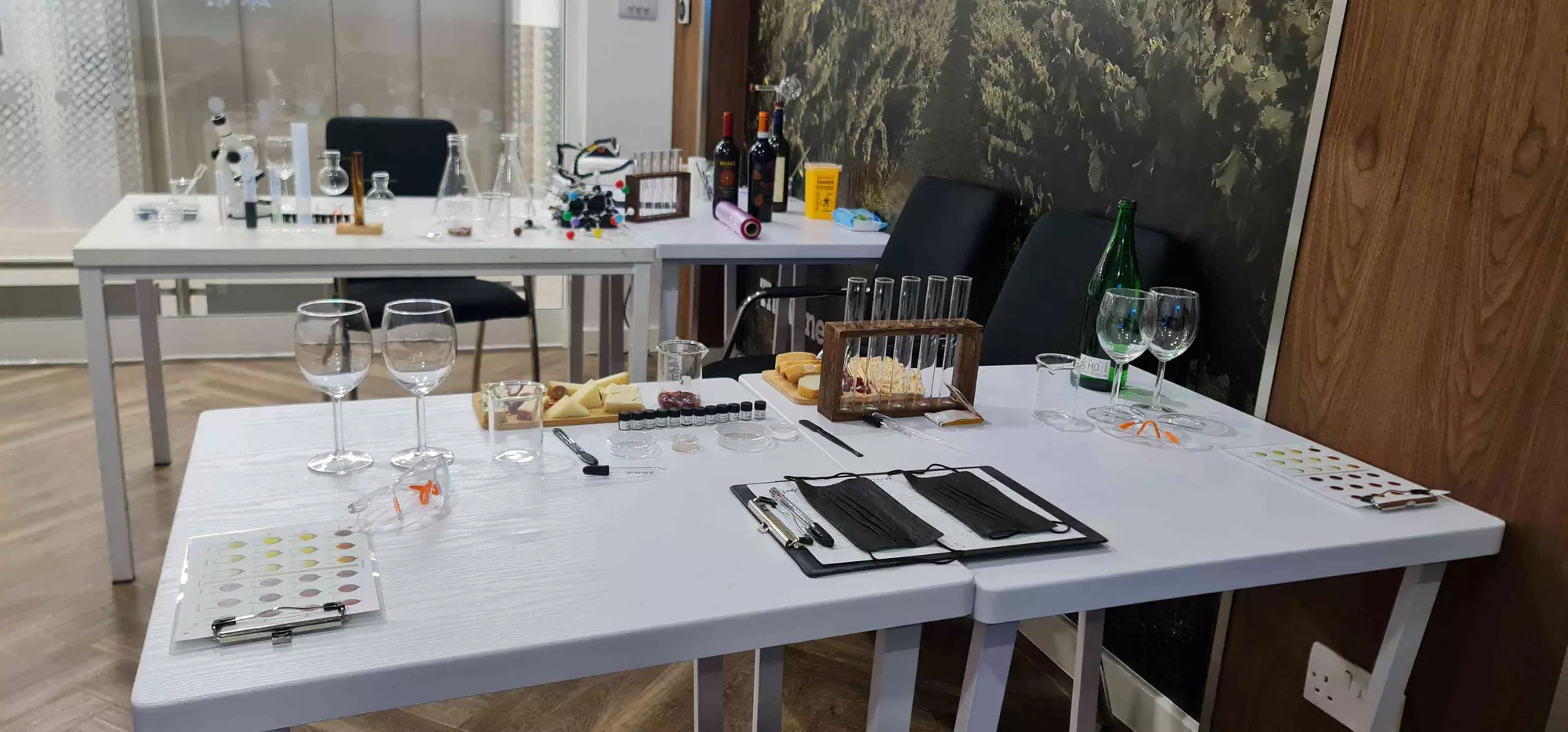 Wine Laboratory Experience and Artisanal Cheese Pairings for 1, 2 & 4