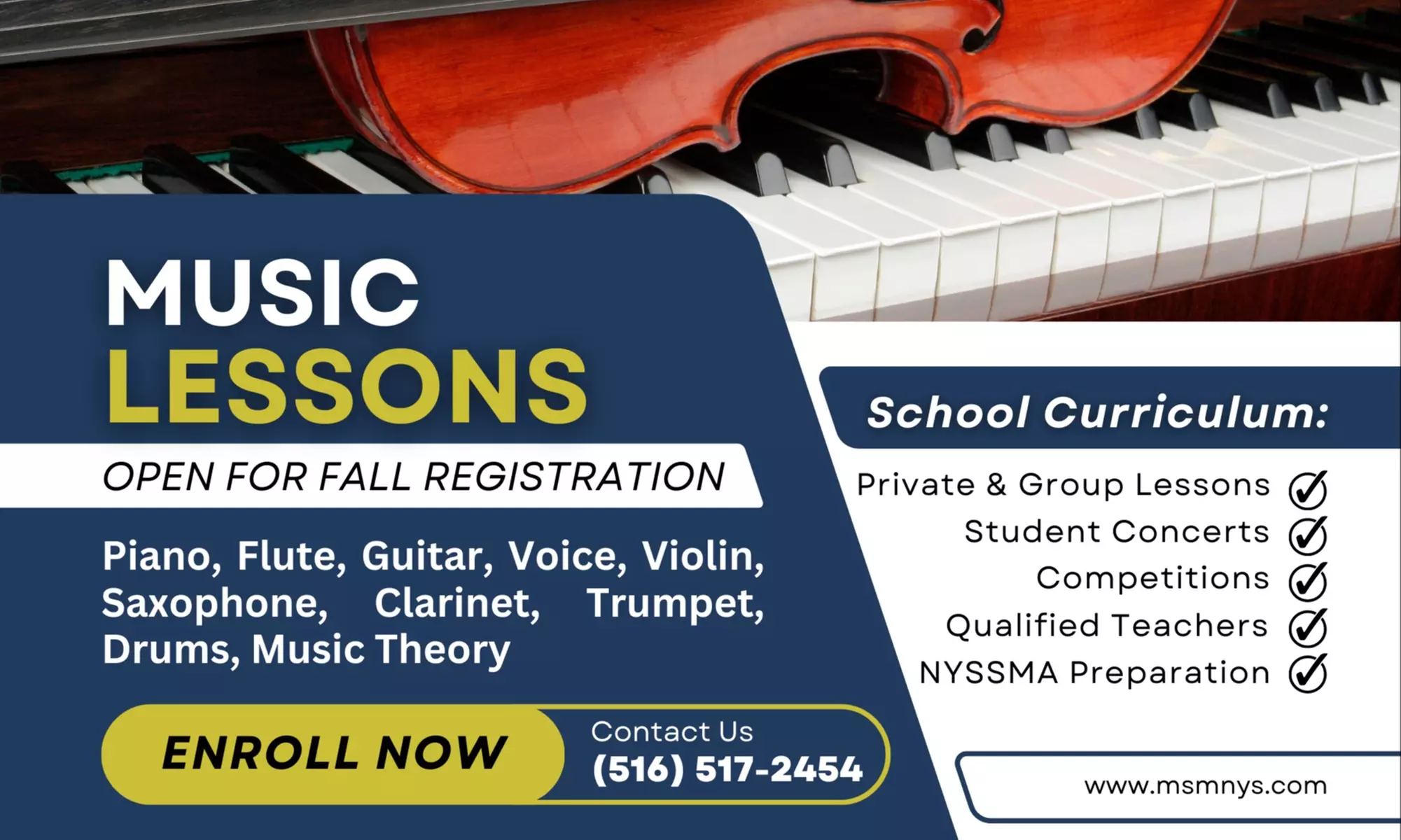 Try Any Instrument or Vocal Lesson for 30 Minutes