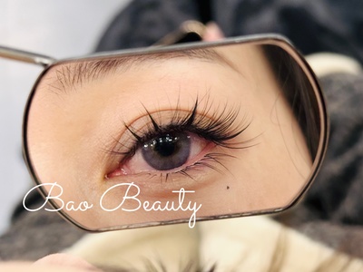 One Full Set of Natural Eyelash Extensions - Bao Beauty Japanese Nail and Eyelash
