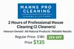 Get One, Two or Three Sessions of Two-Hour Cleaning with Two Cleaners at Manns Pro Cleaning LLC (Up to 25% Off) - Second Medium