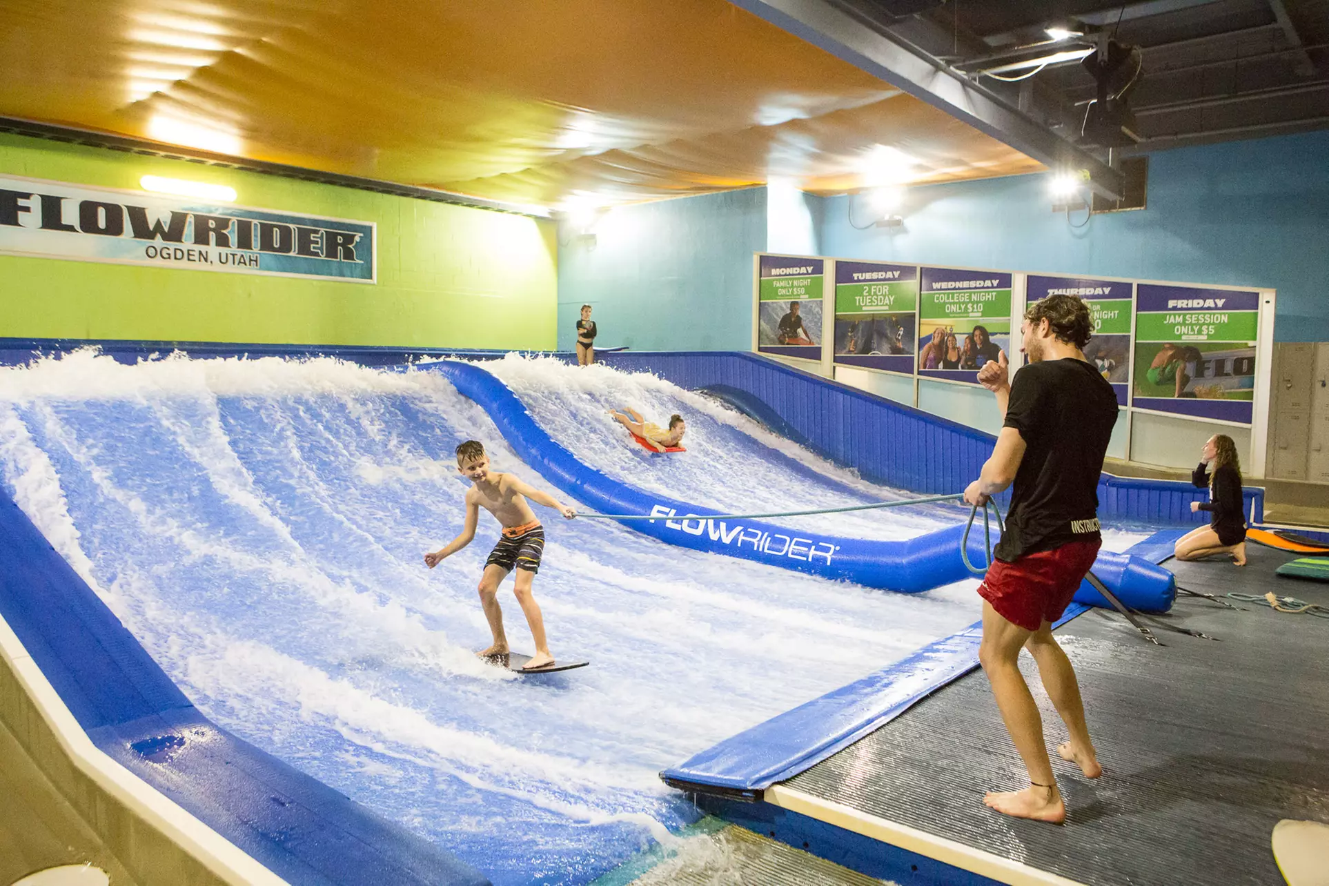 Indoor Surfing or Body-Boarding for One, Two, or Four at Flowrider (Up to 54% Off) - Second Medium