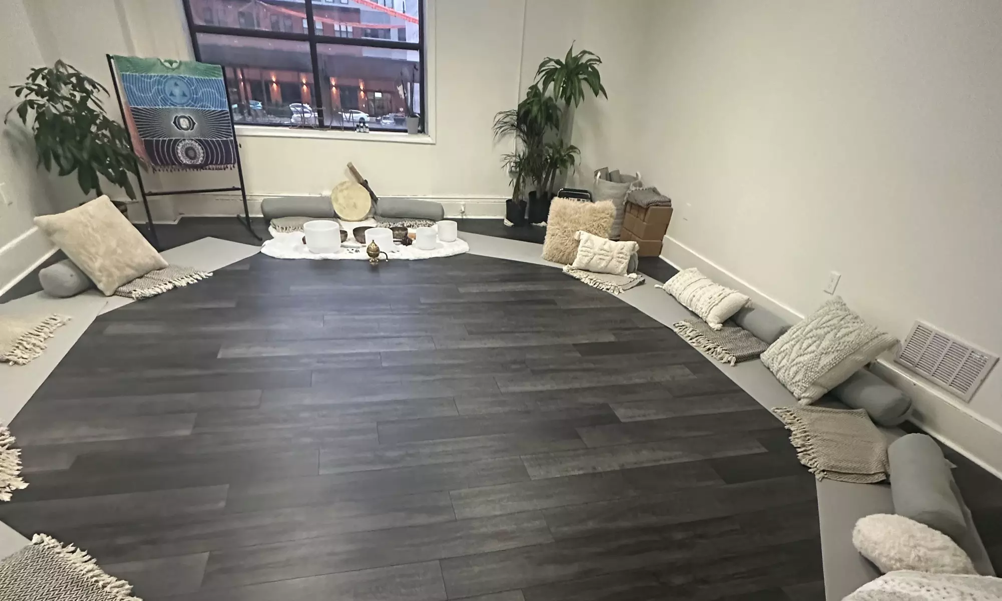 Experience Nova Flow Studio with yoga classes and unlimited month pass, offering up to 71% off for first-time clients - Primary Image