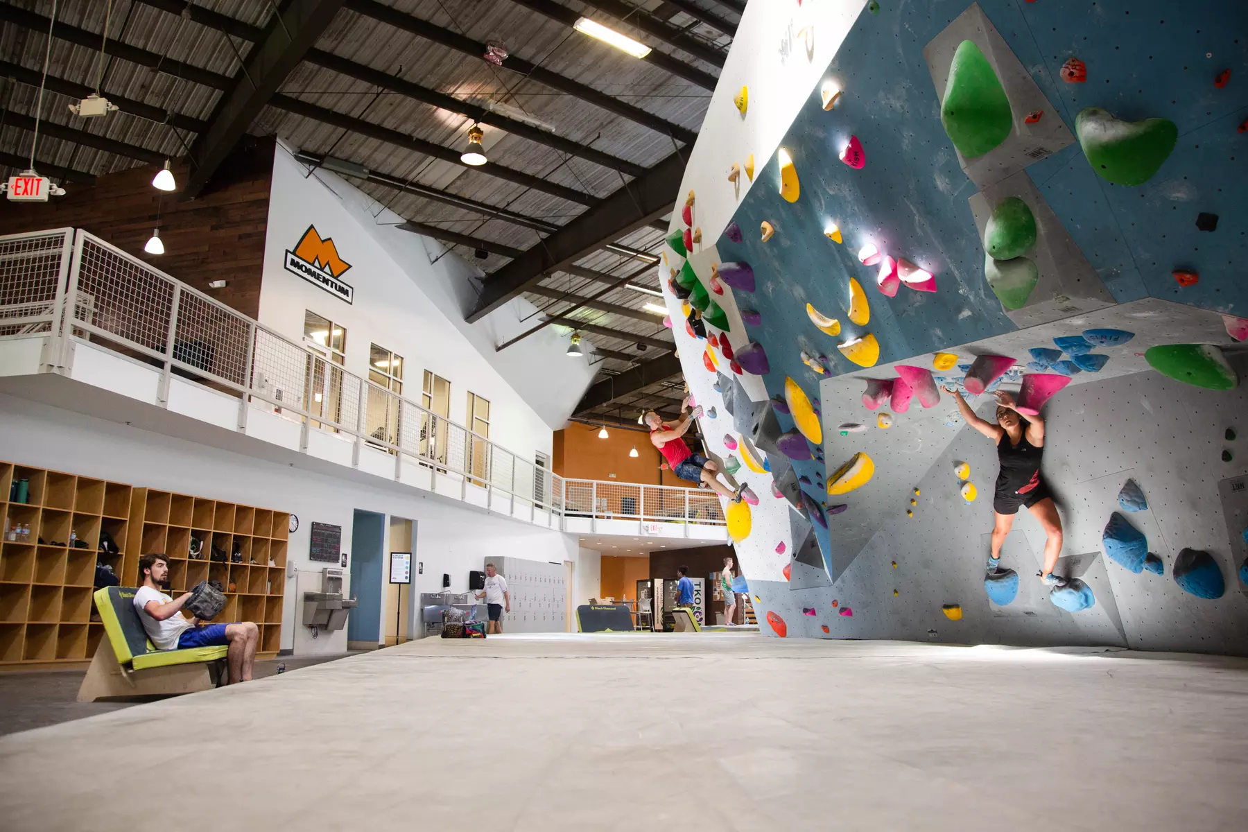 Day Passes with Shoe Rental for Adults! Momentum Climbing