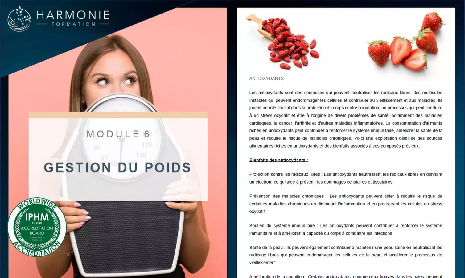 Apprendre la nutrition à son rythme, 100 % en ligne
