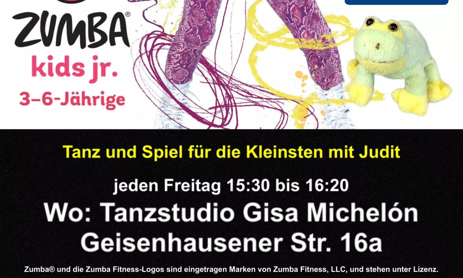 41% Rabatt auf Kinder-Tanzkurse bei Kindertanz Zumba Kids - Second Medium