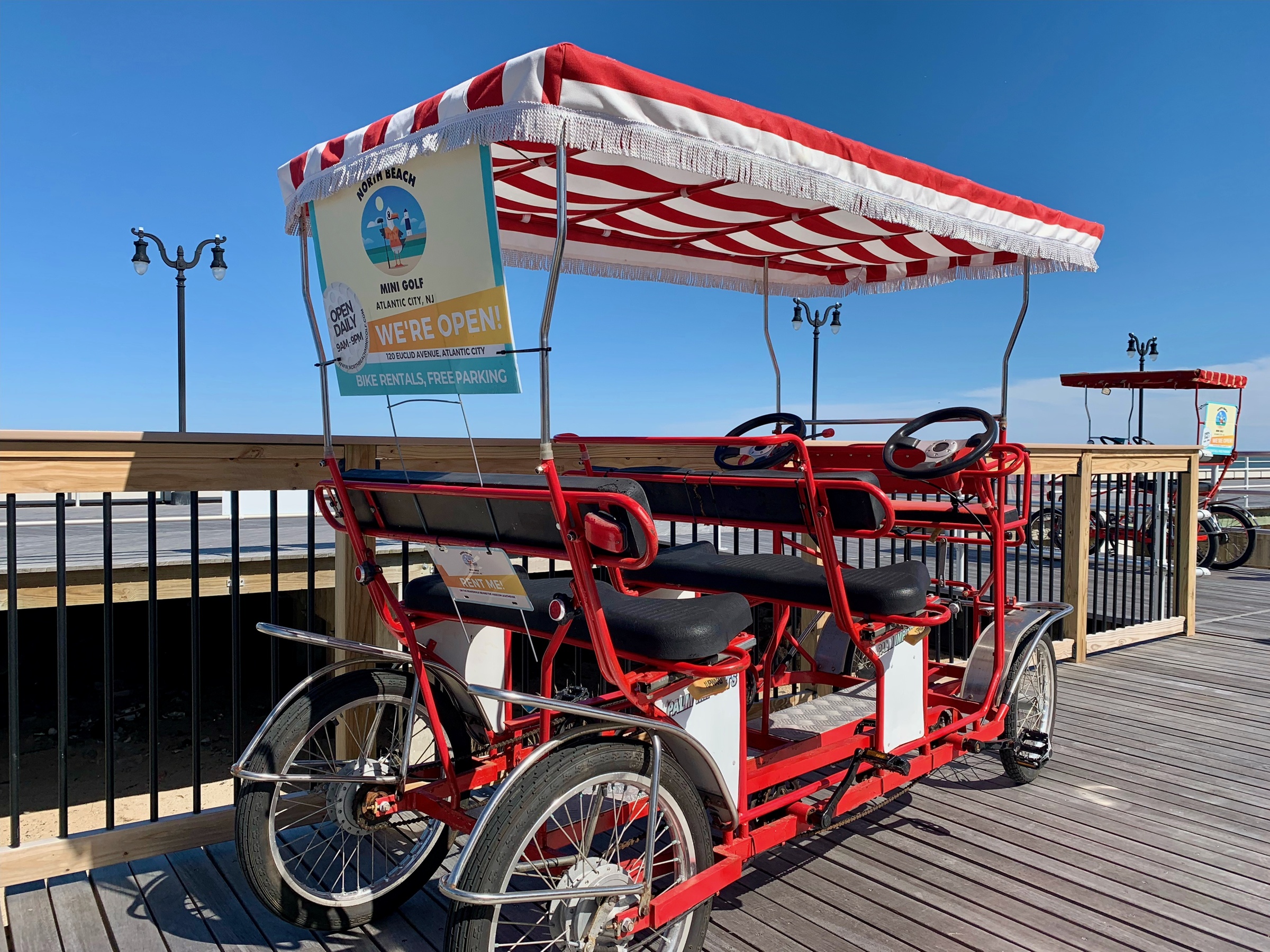 Explore Atlantic City with Surrey Rentals and Mini Golf Fun