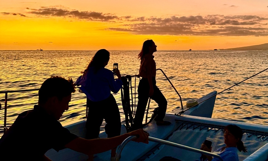 Image 10: Up to 35%Off for 2-Hour Swim & Sunset Sail for One from Island Magic Charters LLC (Waikiki Adventure Sails)