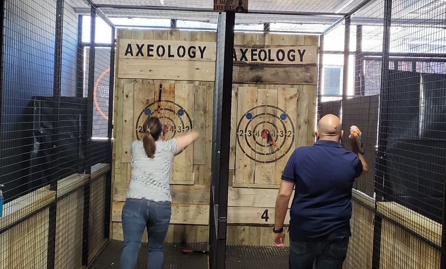 Image 2: Up to 34% Off on Arcade at Axeology Axe Throwing