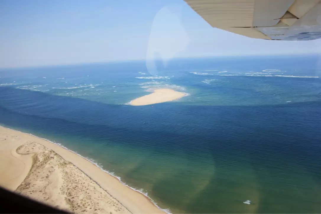 Survol du bassin d'Arcachon