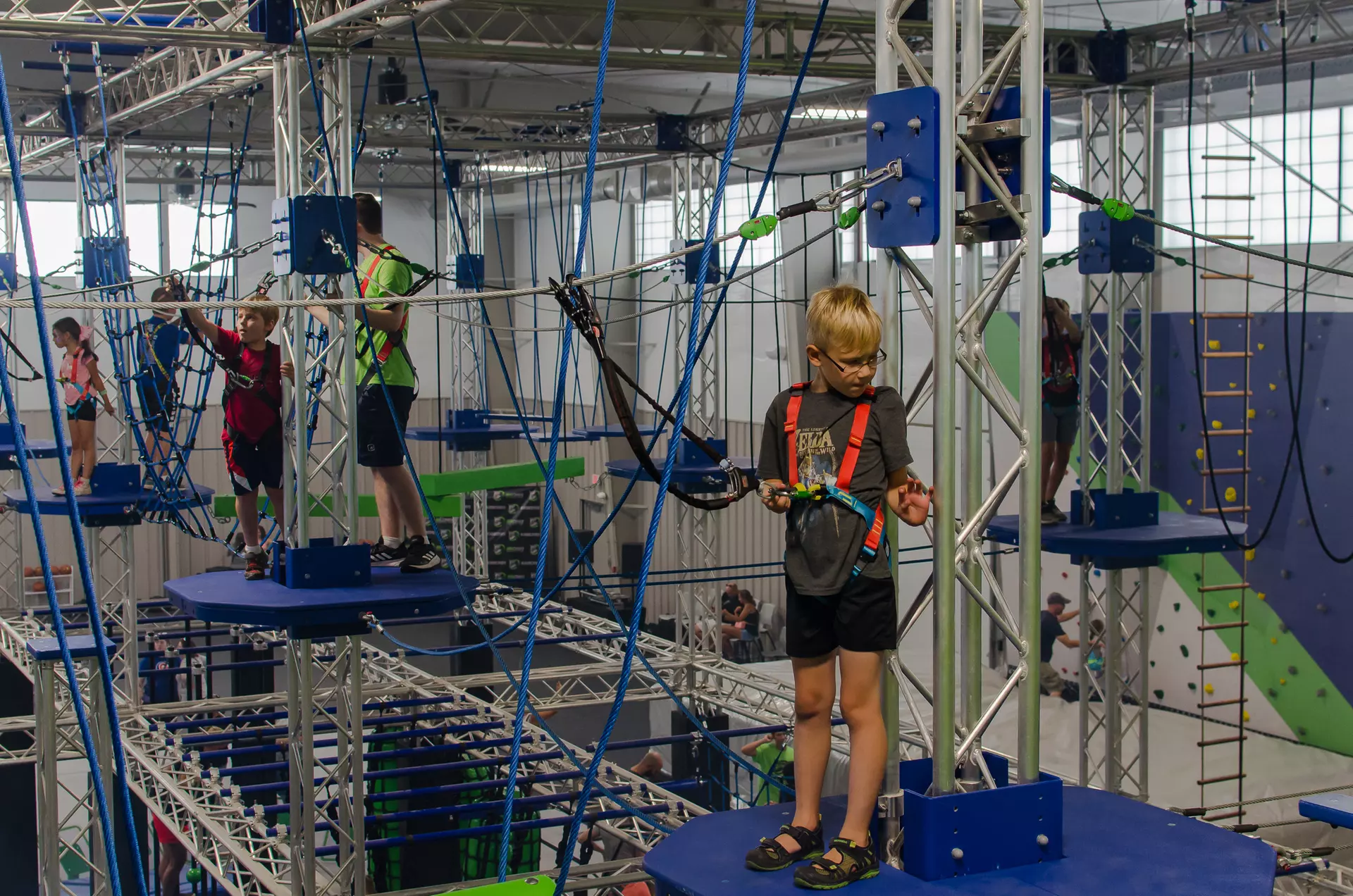 Experience a high rope course adventure and more at Iron Coyote