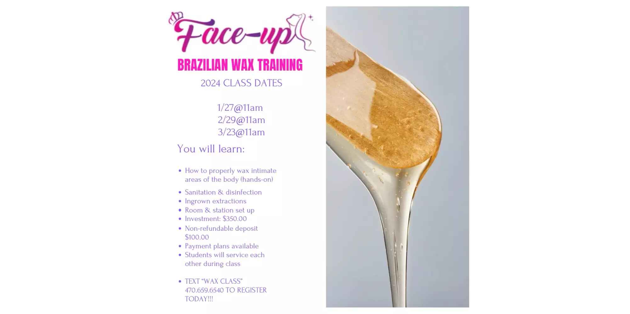 Up to 43% Off on Beauty School Classes at Face-Up Skin Care Salon