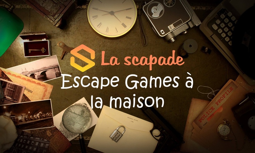 Image 1: Escape Games à la maison avec La scapade