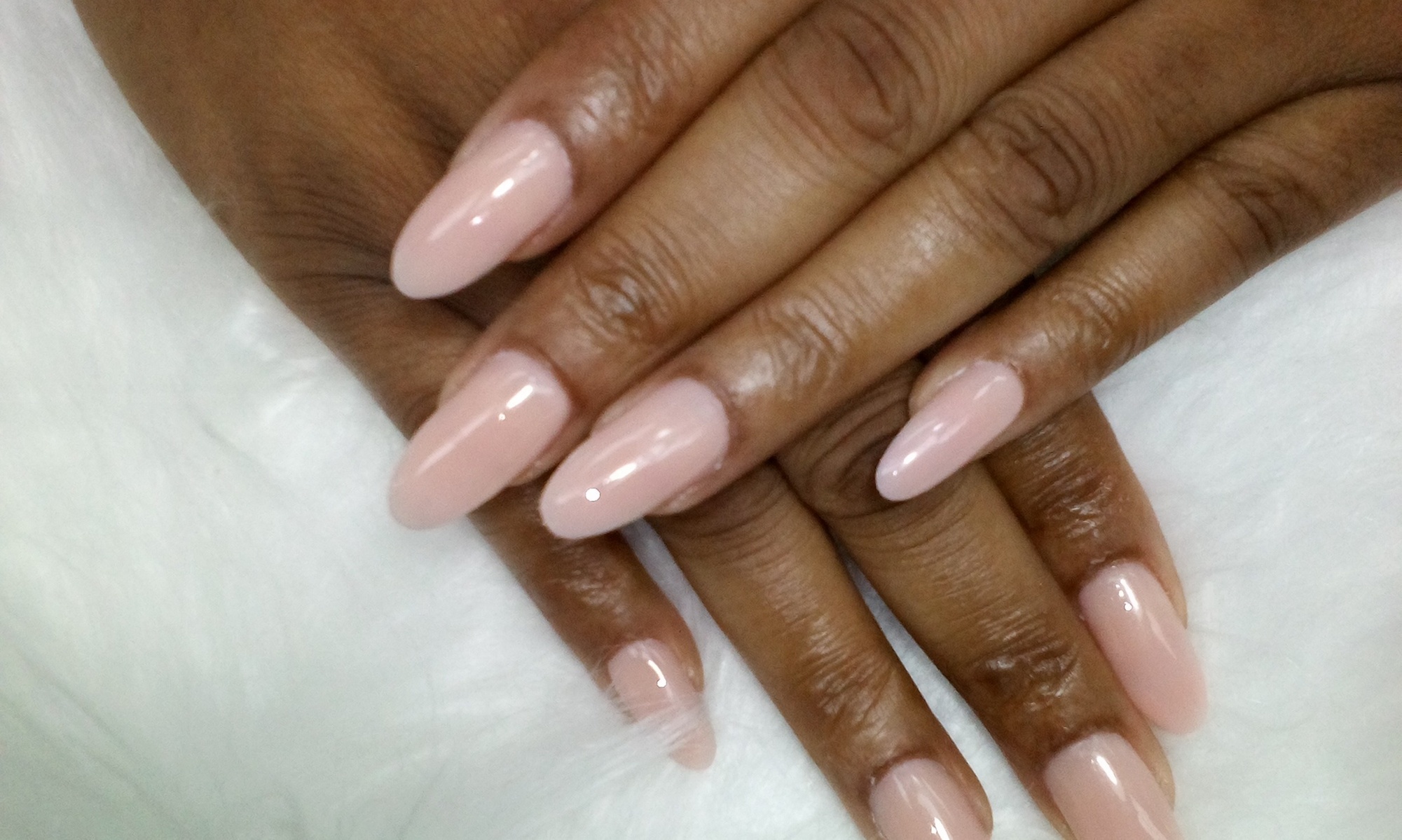 Up to 48% Off on Salon-Shellac/No-Chip Mani-Pedi at New Nails